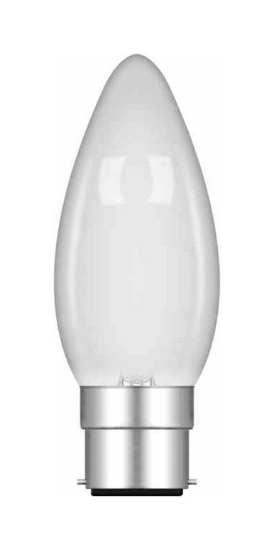 Candle 35mm B22 Opal 60W Incandescent/T