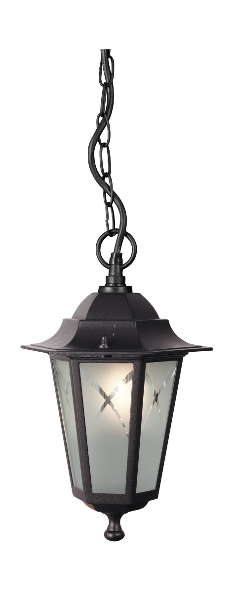 Sarkit 1 Light E27 Black Outdoor IP44 Adjustable Pendant