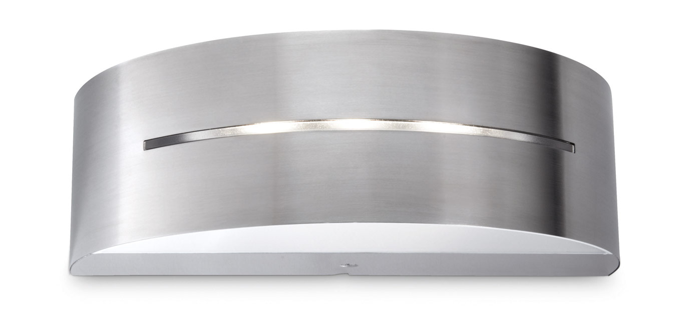 Birdseye 1 Light 7.5W Integrated LED Stainless Steel Outdoor IP44 Wall Light