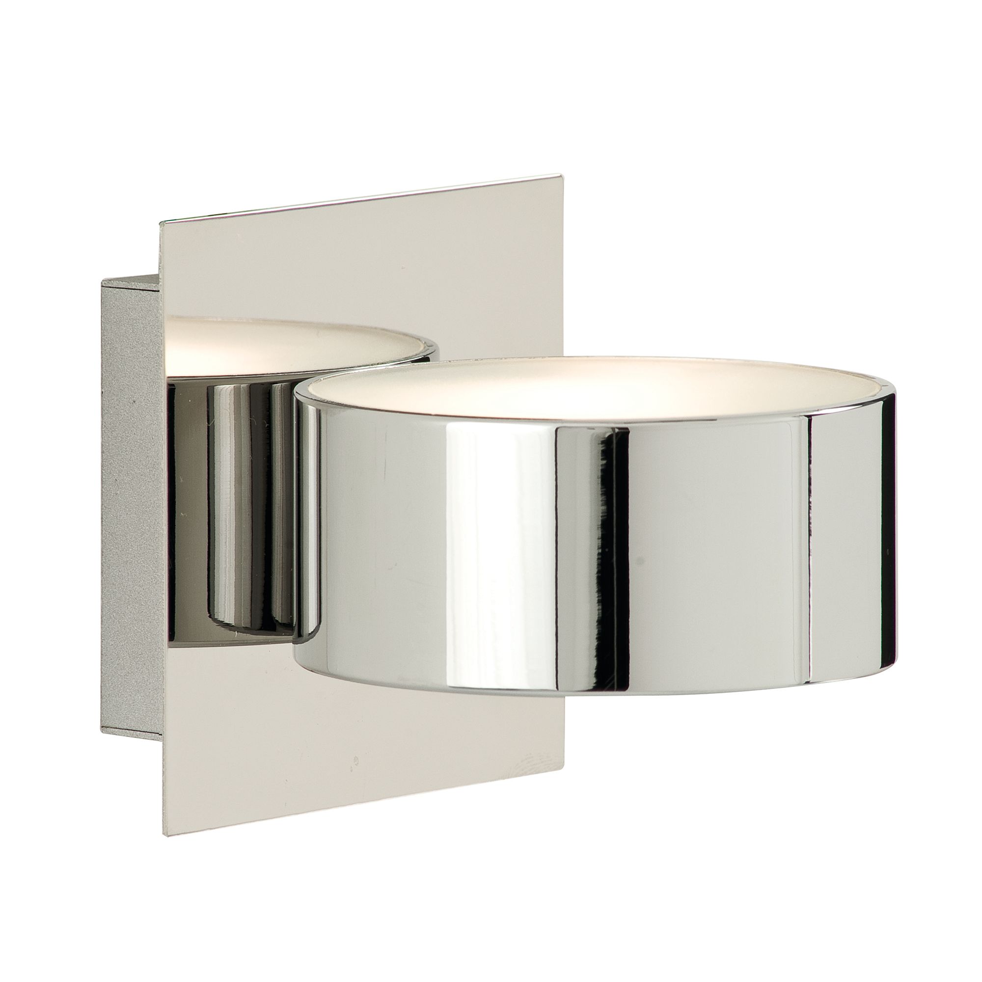 Wall Light 1 Light Chrome/Glass Circular G9