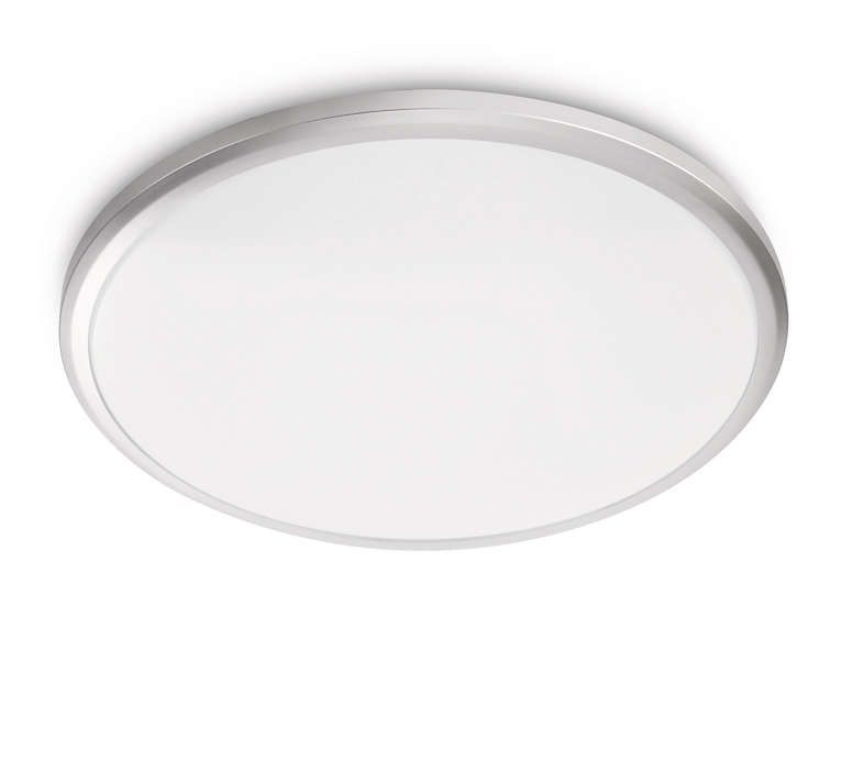 Twirl 1 Light 11W Integrated LED Grey Flush Ceiling Light