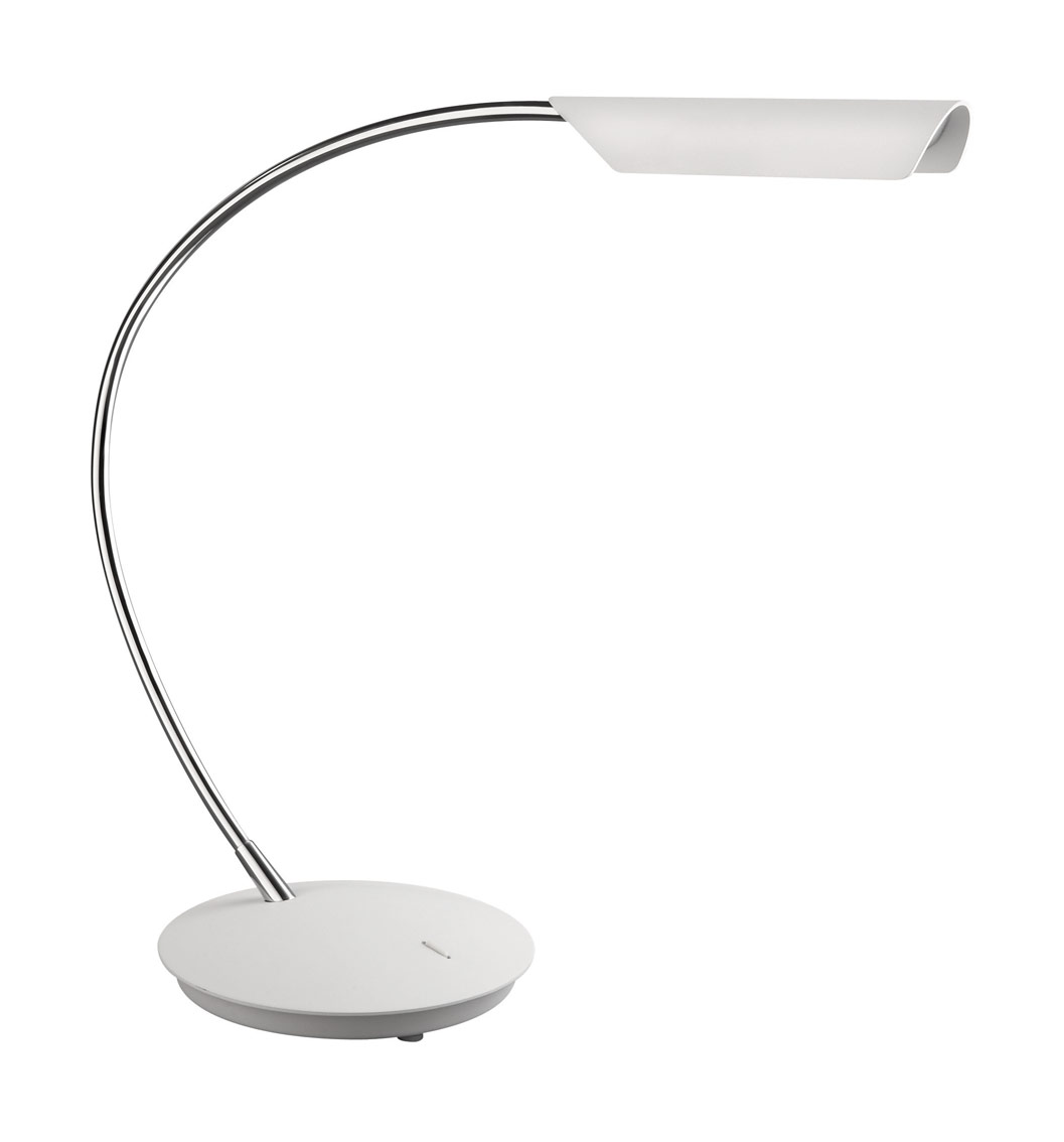 Foxe 1 Light 7.5W Integrated LED White Table Lamp With On/Off Switch