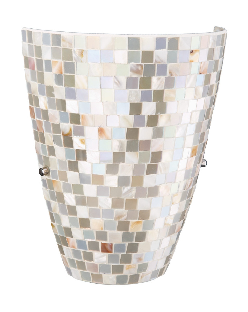 Gaio 1 Light E14 Mosaic Style Wall Light