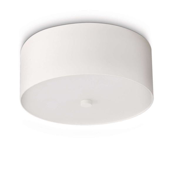Squens Ceiling Lamp, 3 Light Integrated LED White/Glass