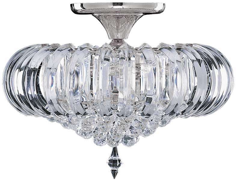 Sigma 5 Light Chrome Acrylic Flush Fitting