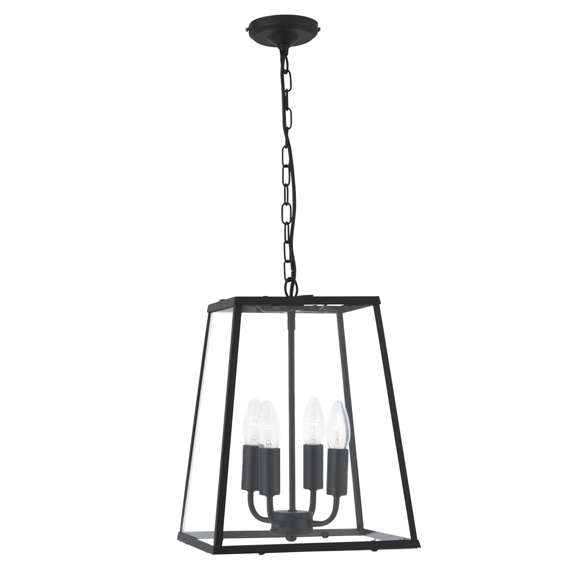 Voyager - 4 Light Black Pendant