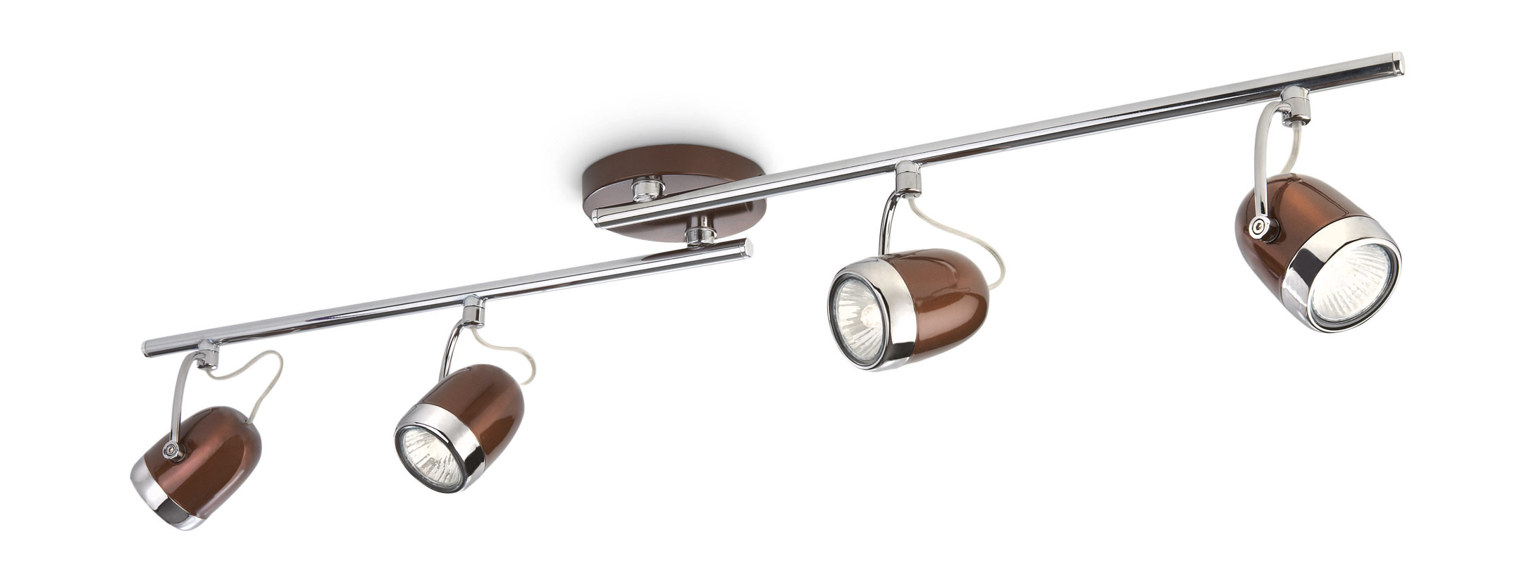 Balsa 4L Spotlight GU10, Brown/Chrome, 2yrs Warranty