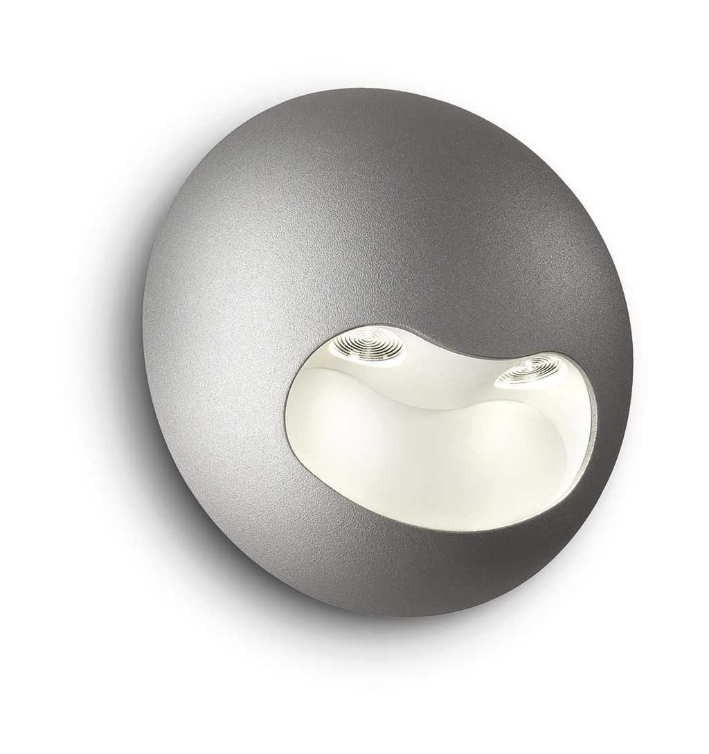 Milio 2 Light Wall Light Integrated LED, Grey