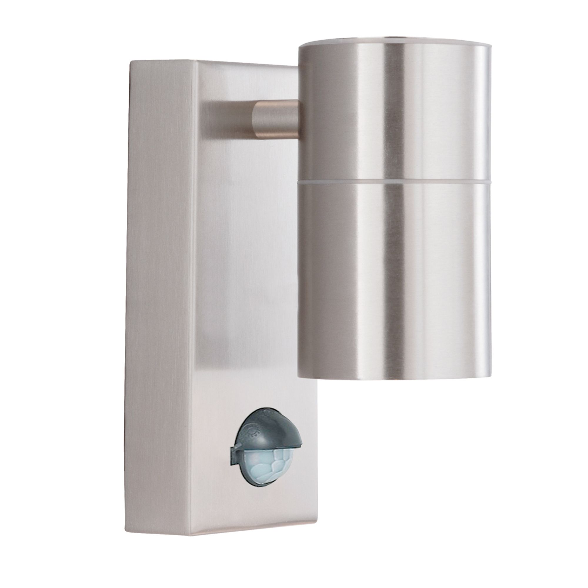 LED Outdoor & Porch (GU10 LED) Wall Light - 1 Light Stainless Steel Tube+Sensor