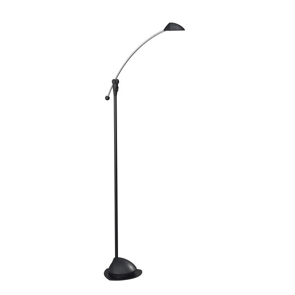 Carlton 1 Light GY6 Black Adjustable Reading Floor Lamp
