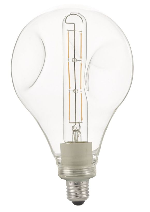 Clear Organic Glass LED E27 Dimmable Pendant Kit