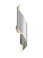 Alban Wall Lamp Large, 1 x 8W LED, 3000K, 640lm, Silver/Polished Chrome, 3yrs Warranty