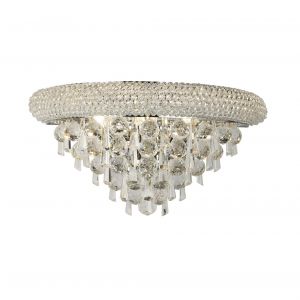 Alexandra Wall Lamp Medium 3 Light E14 Polished Chrome/Crystal