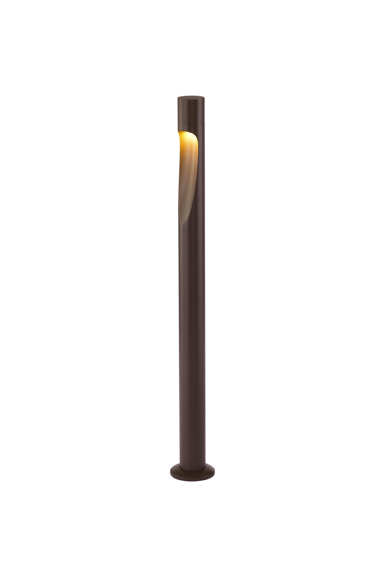 Aran 80cm Bollard, 6W LED, 3000K, 420lm, IP65, Rust Brown, 3yrs Warranty
