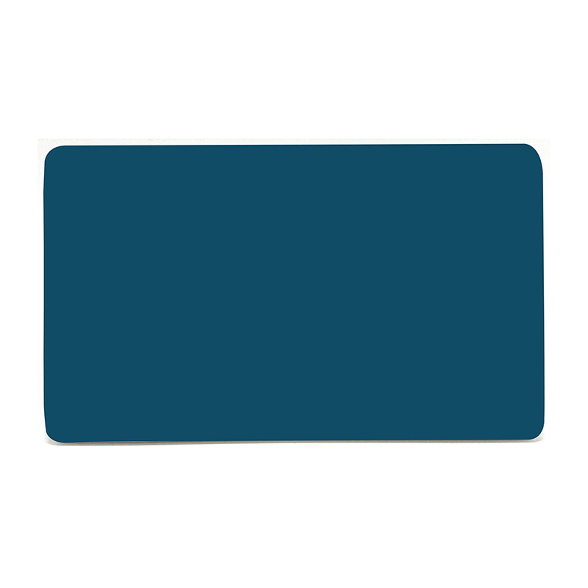 Trendi, Artistic Modern Double Blanking Plate, Midnight Blue Finish, BRITISH MADE, (25mm Back Box Required), 10yrs Warranty