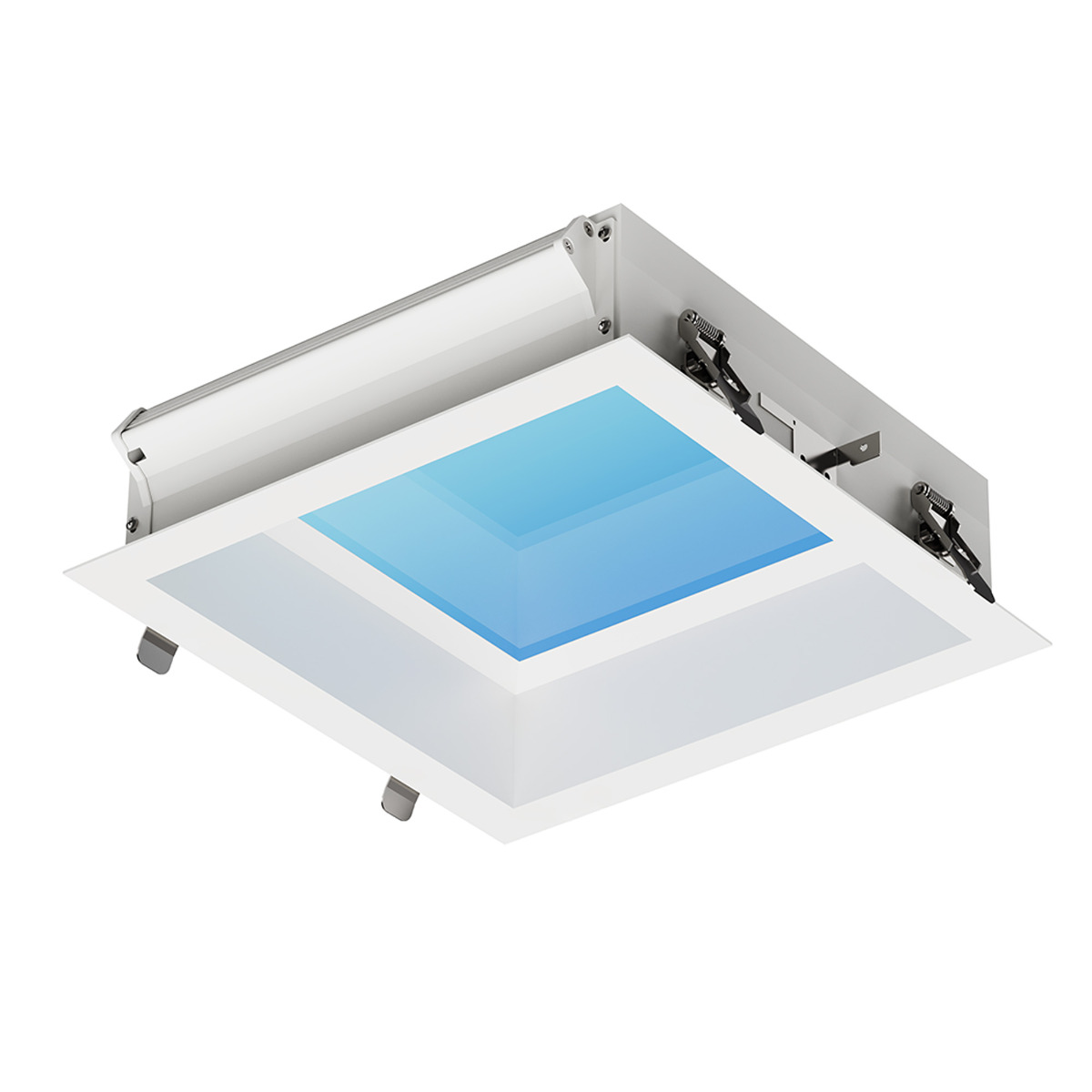 Blue Sky 30 x 30cm Square Recessed Panel, 16W LED 4200K, 1280lm, Matt White, Driver Included, 3yrs Warranty