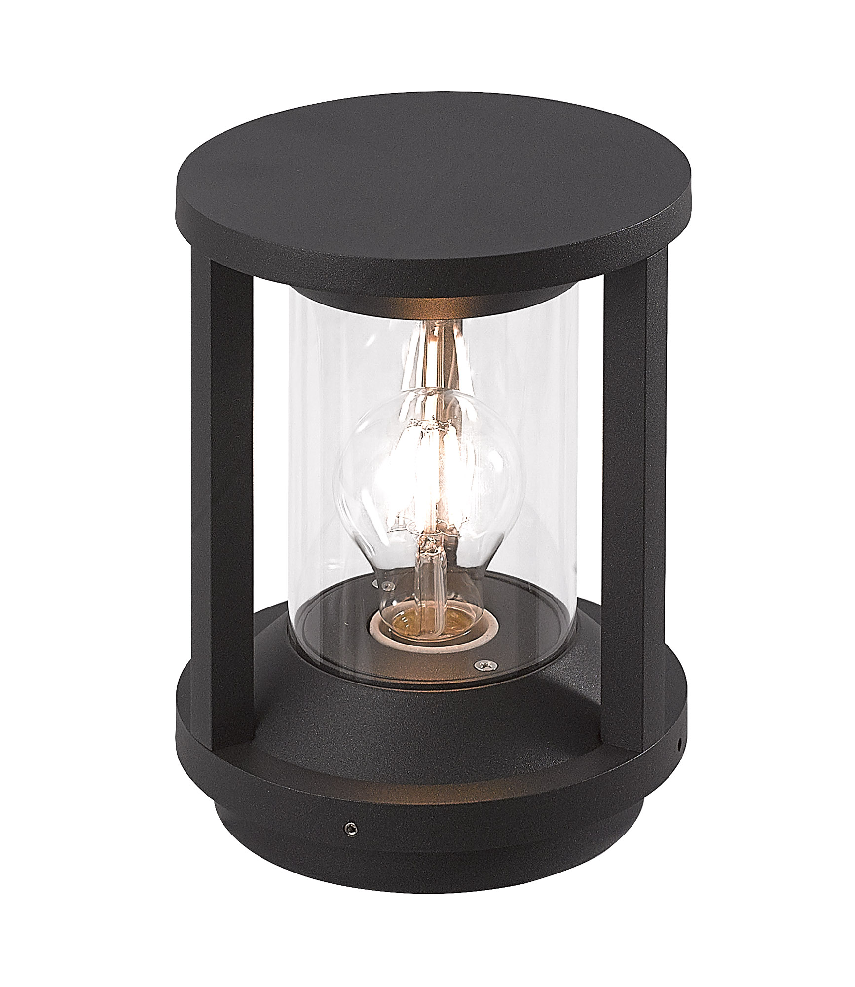 Burgate Pillar Lamp, 1 x E27, IP65, Anthracite, 2yrs Warranty