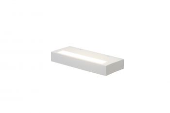 Conil 24cm Linear Wall Light Shelf, 20W LED, CCT Switchable 2700/3200/4000K, 1620lm, White, 3yrs Warranty
