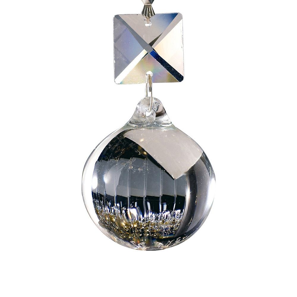 Glass Ball Clear 30mm, No Ring Or Pin Included