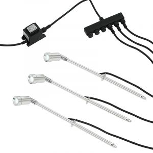 Endon EL-40082 Three 1W LED Garden Spike Light Inc Driver 6 Light In Metal