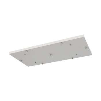 Endo 7 Hole 960 x 460mm Rectangular Canopy Kit (FRAME ONLY), White