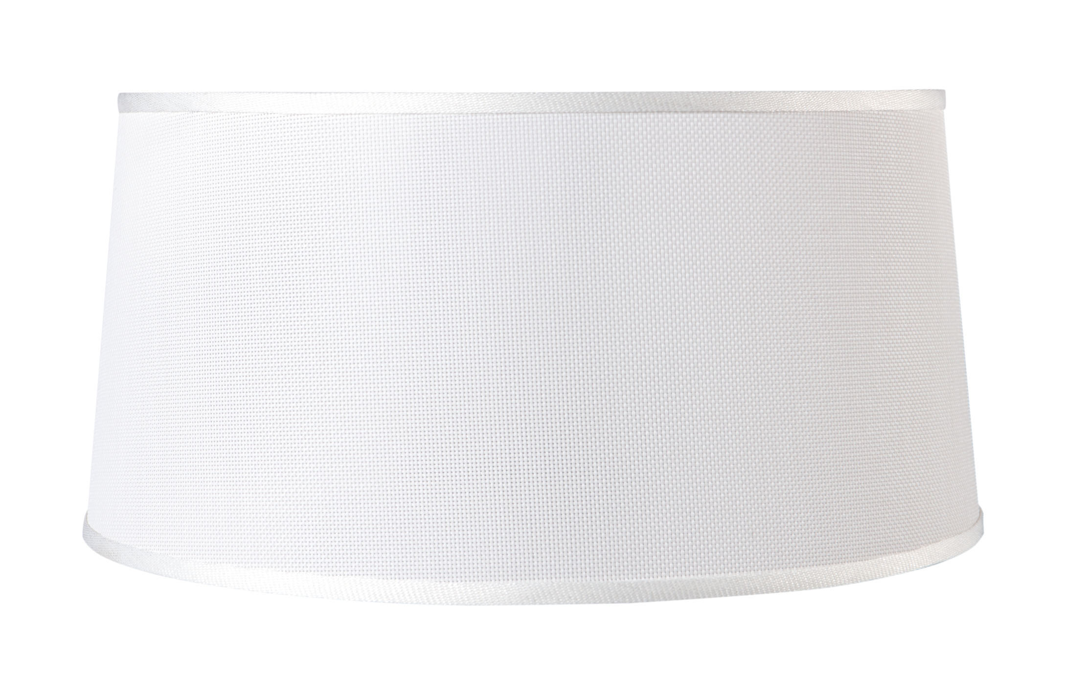Habana White Round Shade 410/450mm x 215mm, Suitable for Pendant Lights