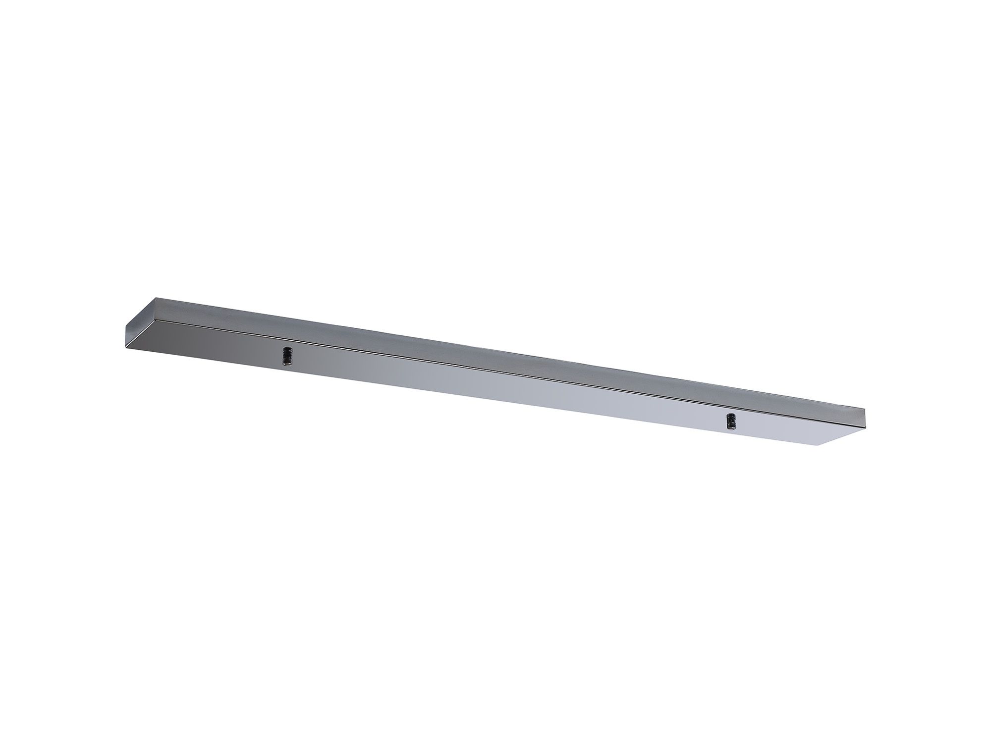 Hayes No Hole 900 x 100mm Linear Ceiling Plate Polished Chrome Stainless Steel