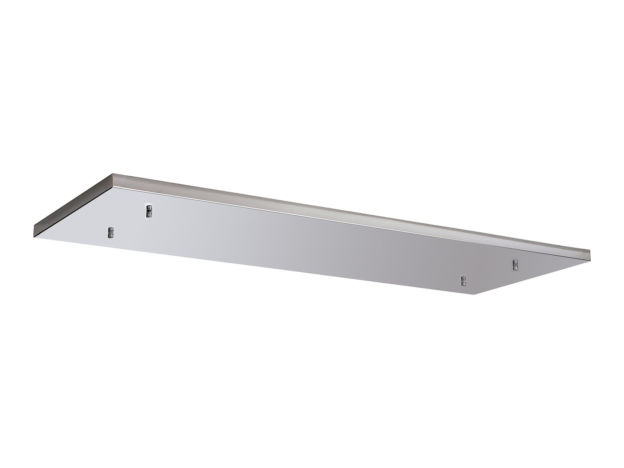 Hayes No Hole 1100mm x 400mm Linear Rectangle Ceiling Plate Polished Chrome Stainless Steel