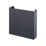 Huez 1 Light Wall Light, 5W LED, 3000K, 400lm, IP65, Black, 3yrs Warranty