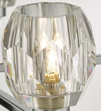 Vitalidad Spare Clear Faceted Glass Shade For IDI5350 / IIDI5450 (Shade Only)