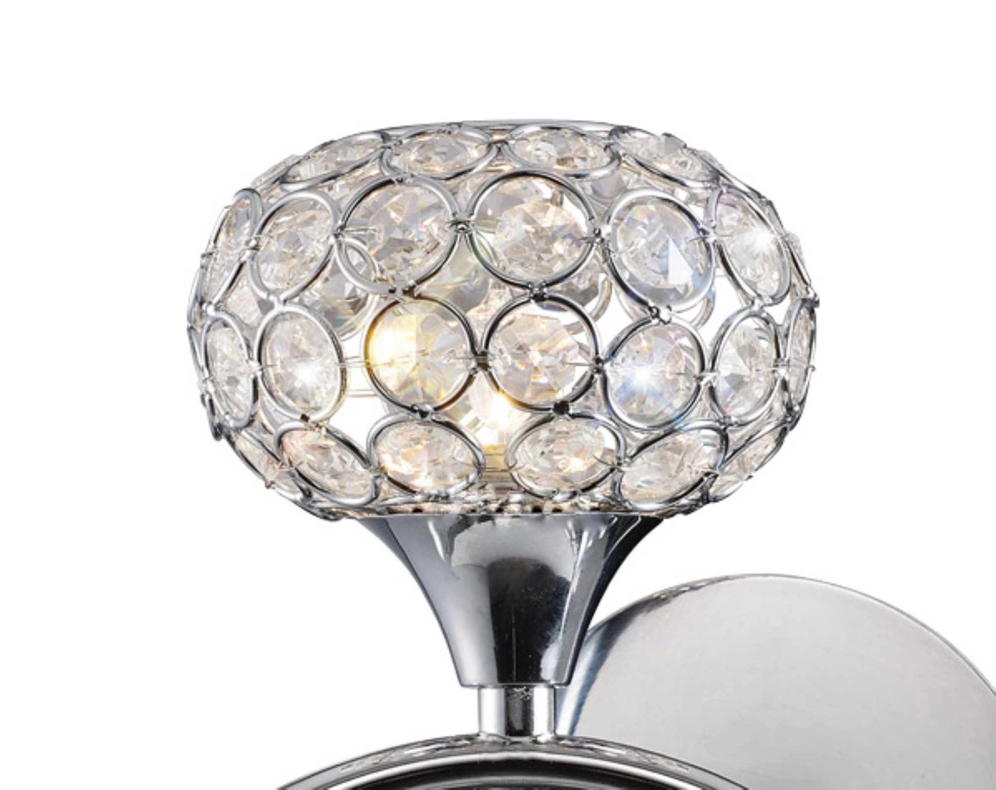 Leimo Shade Polished Chrome / Crystal