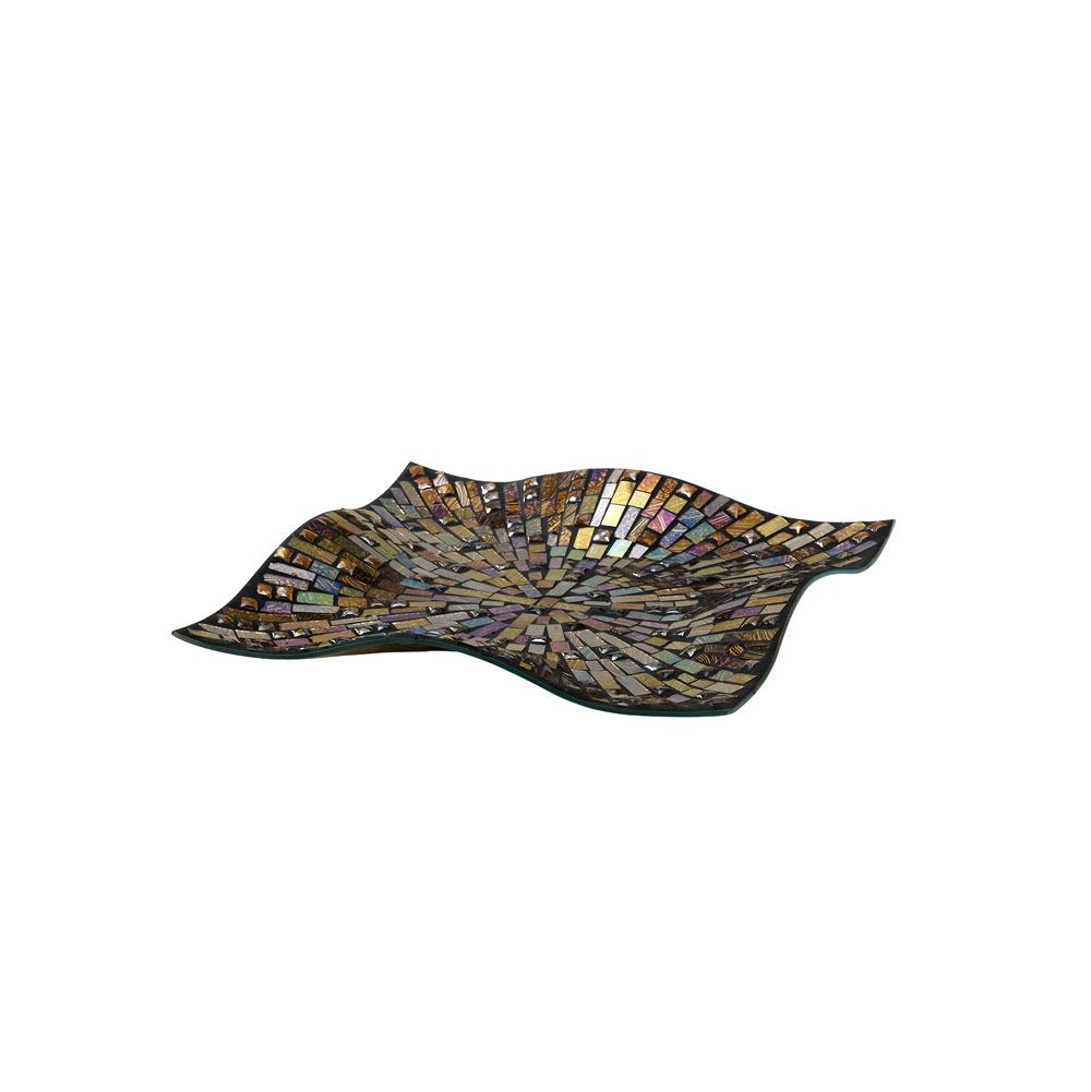 (DH) Luana Mosaic Platter Large Multi-Colour