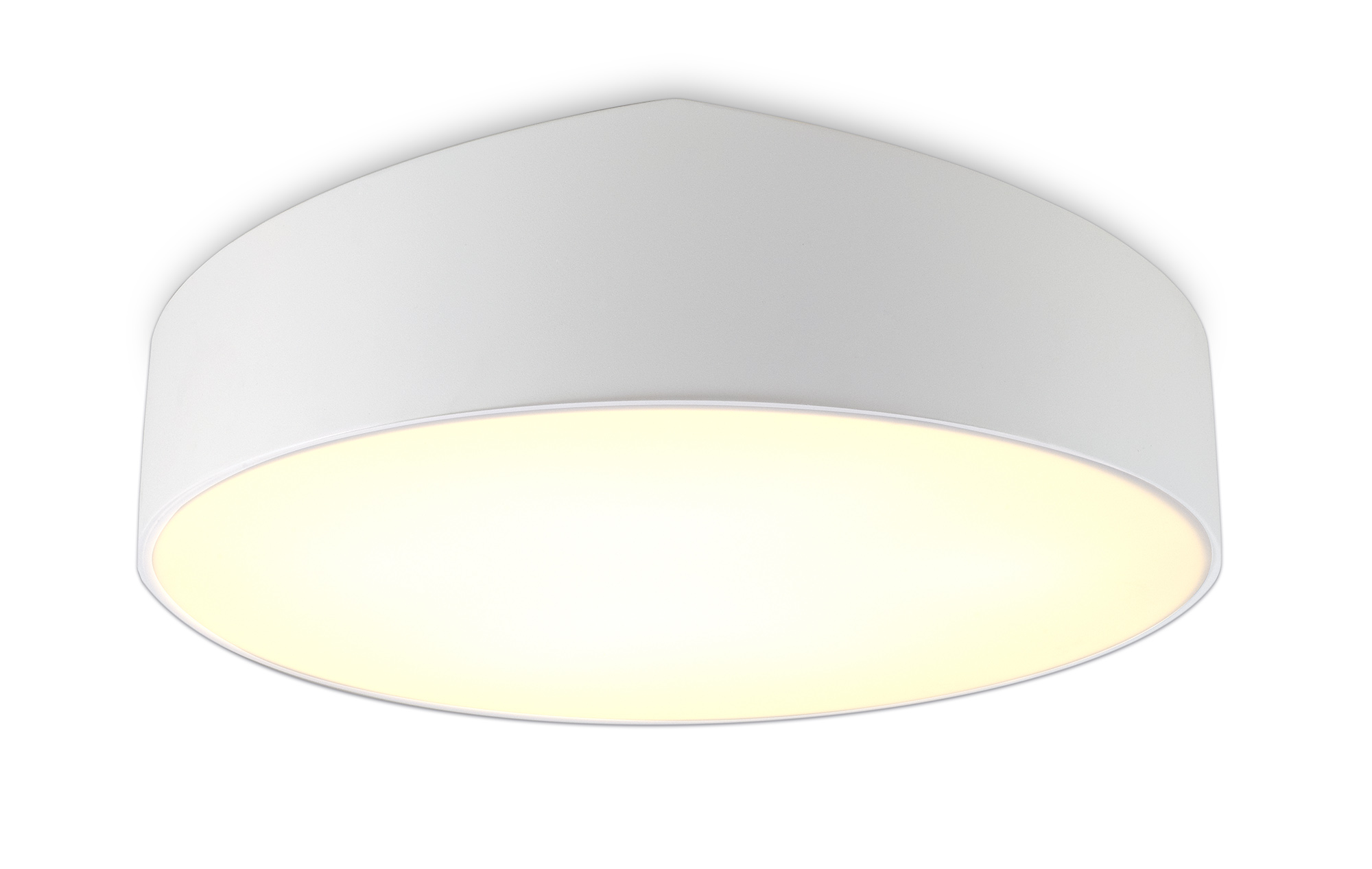Mini Ceiling 70cm Round, 8 x E27 (Max 20W), White