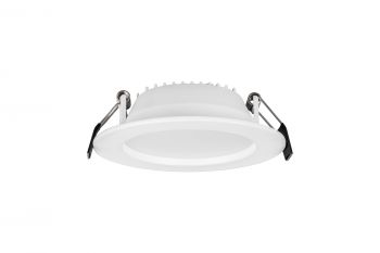Nasao Recessed Spotlight, 12W LED, 2700/3200/4000K CCT, 1100lm, White, Cut Out 90mm, Driver Included, 3yrs Warranty