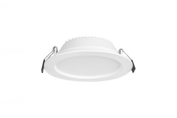 Nasao Recessed Spotlight, 15W LED, 2700/3200/4000K CCT, 1500lm, White, Cut Out 120mm, Driver Included, 3yrs Warranty