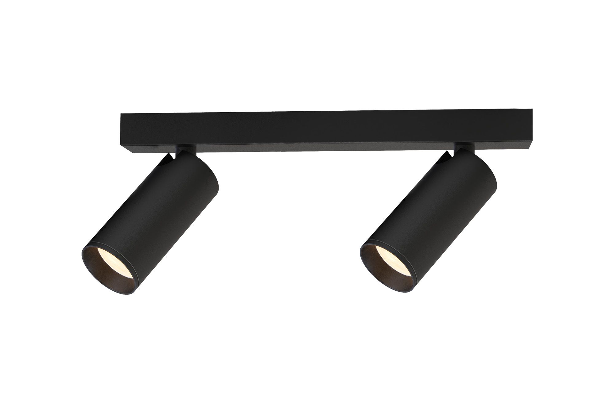 Nazare Linear 2 Light Spotlight GU10 Mini (Max 12W), Matt Black