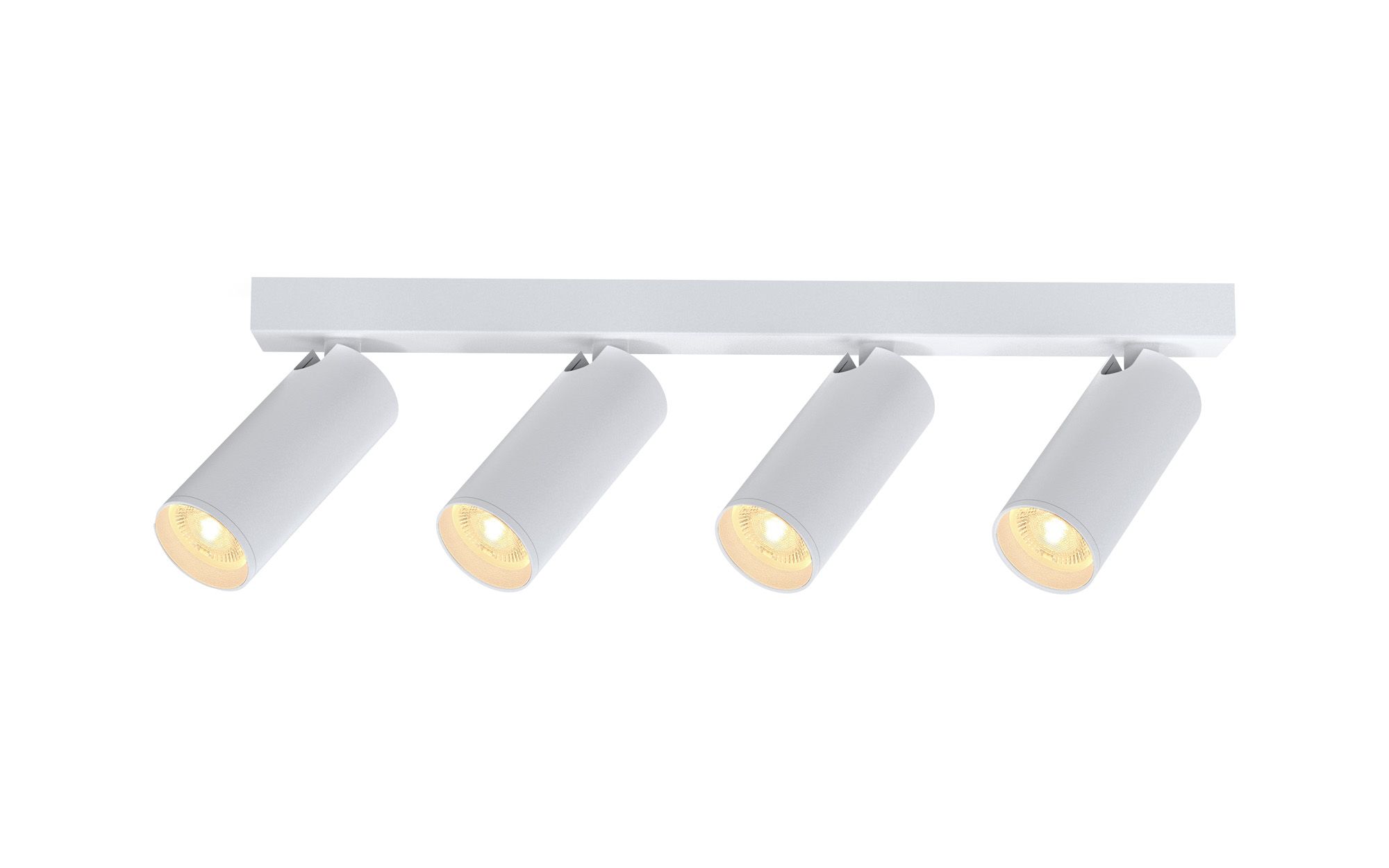 Nazare Linear 4 Light Spotlight GU10 Mini (Max 12W), Matt White