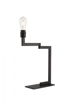 Nebbia Swing Arm Table Lamp, Without Shade, 1 x E27, Satin Black