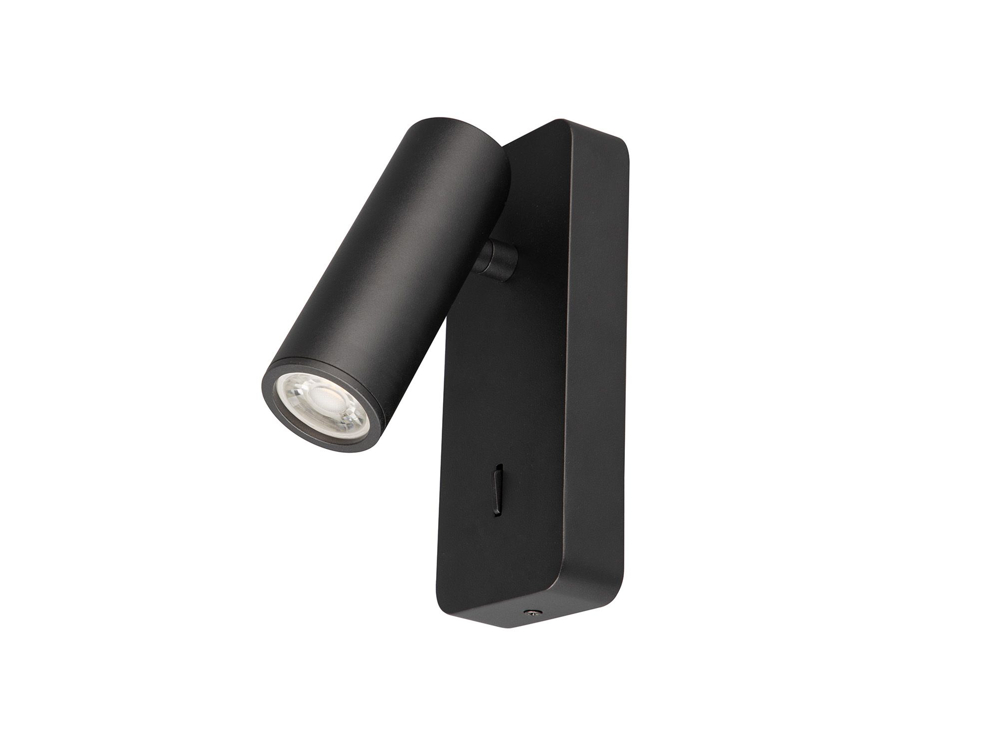 Notte Wall Lamp Switched, 1 x 35mm GU10 (GU11) (Not Included), Black