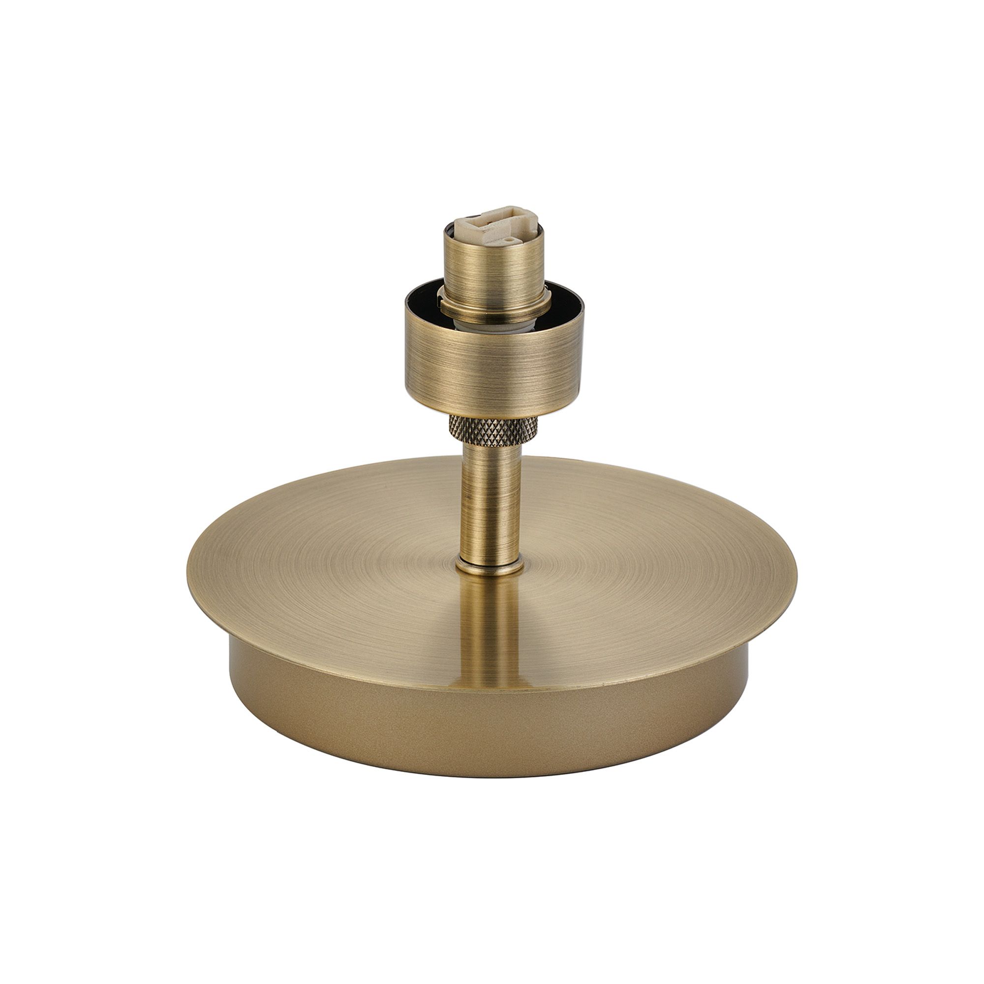 Penton Antique Brass 1 Light G9 Small Touch Switch Table Lamp Without Shade, For A Vast Range Of Glass Shades