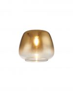 Penton 15x12cm Trapezium (S) Gold Fade/Clear Glass Shade