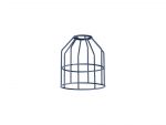 Prema Cylinder 14cm Wire Cage Shade, Cool Grey
