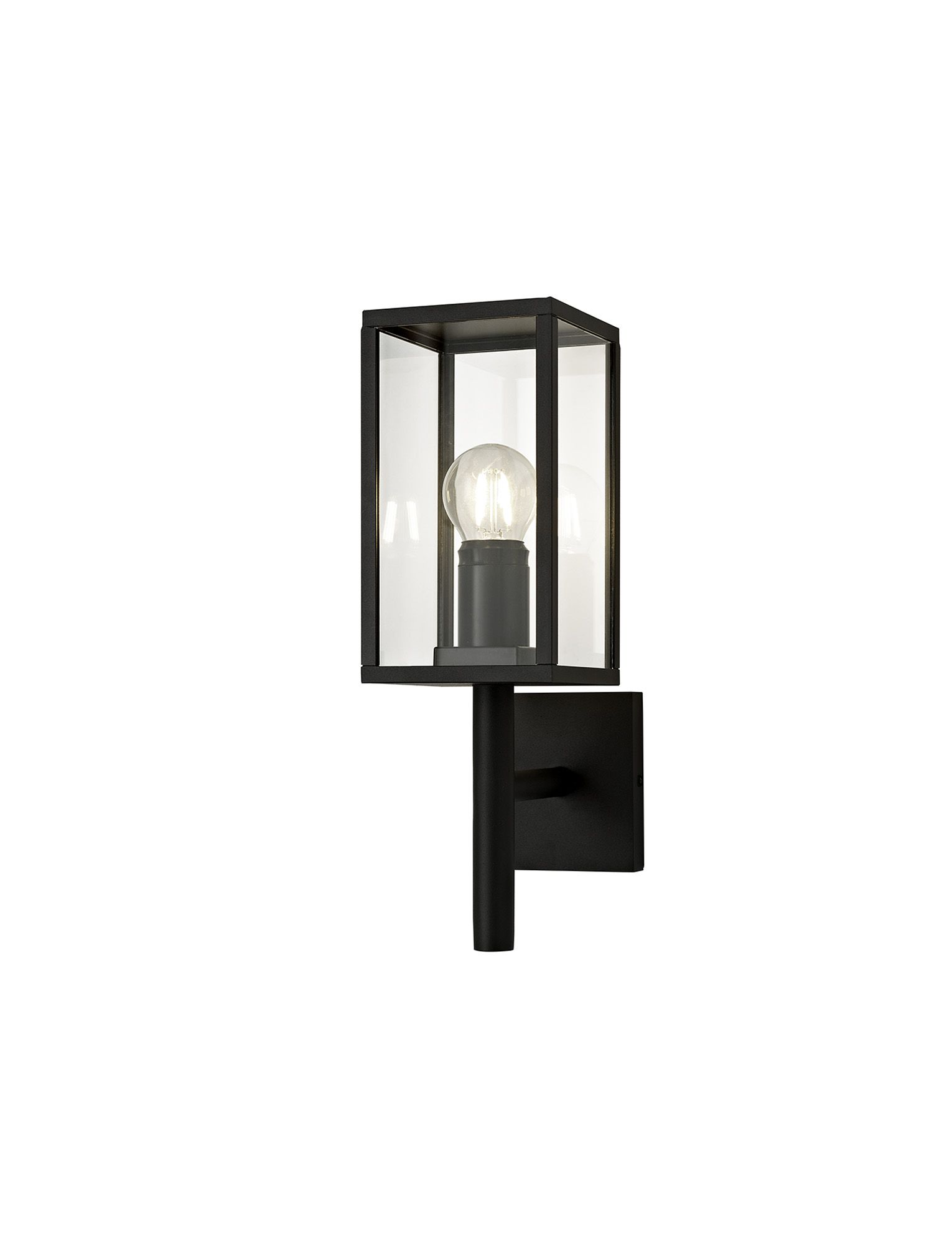 Rita Upward Wall Lamp, 1 x E27, IP54, Graphite Black, 2yrs Warranty