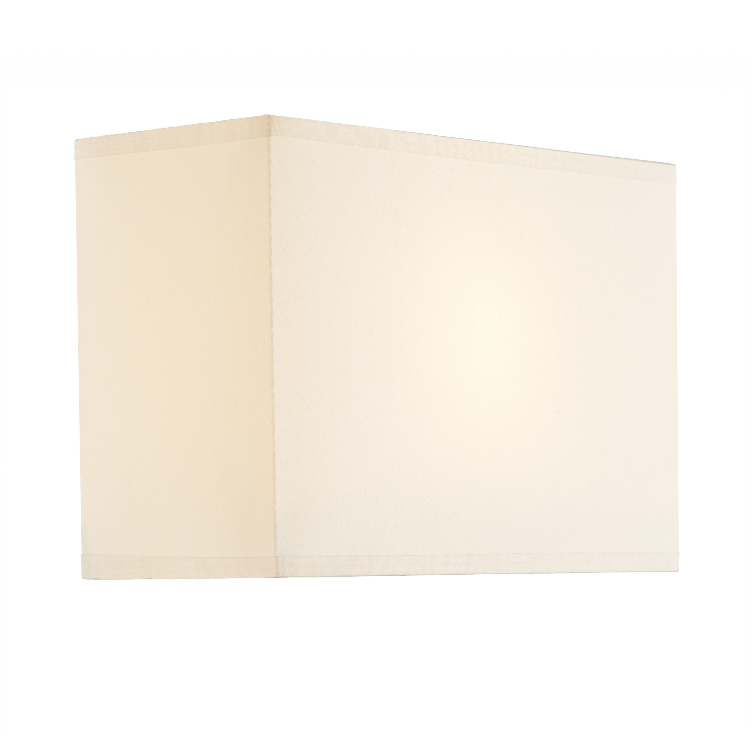 Maotai E27 Cream Cotton 24cm Rectangle Shade (Shade Only)