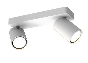 Sal Linear 2 Light Spotlight GU10, Matt White