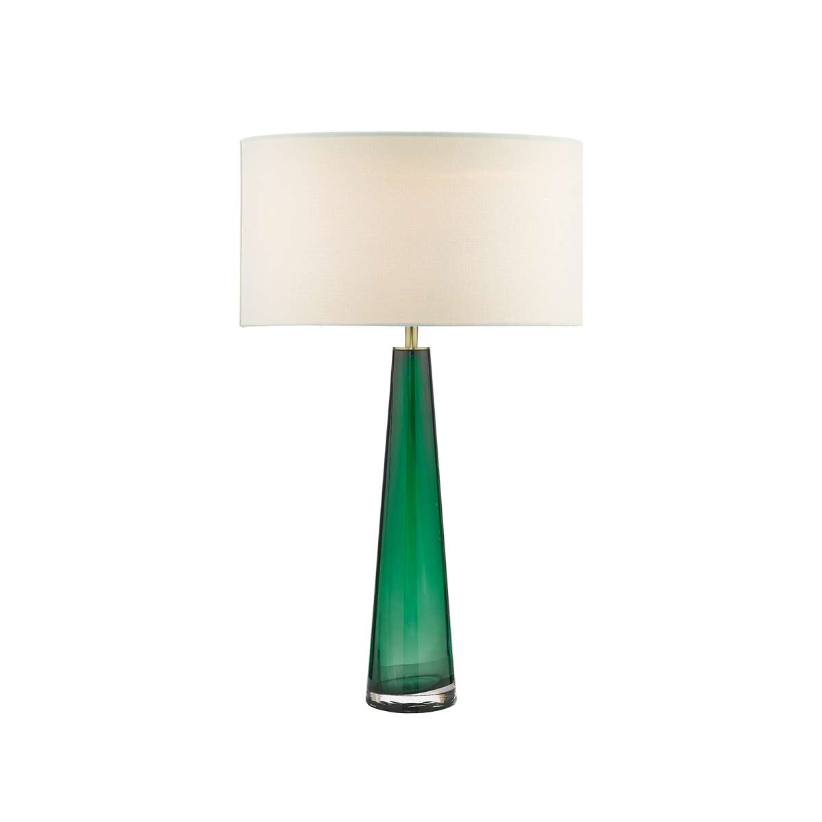 Alcachofa 1 Light E27 Green Glass Table Lamp With Inline Switch C/W Tepache Pulque Punk 35cm Armario Shade