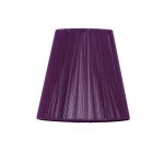 Clip On Silk String Shade Aubergine 80/130mm x 110mm