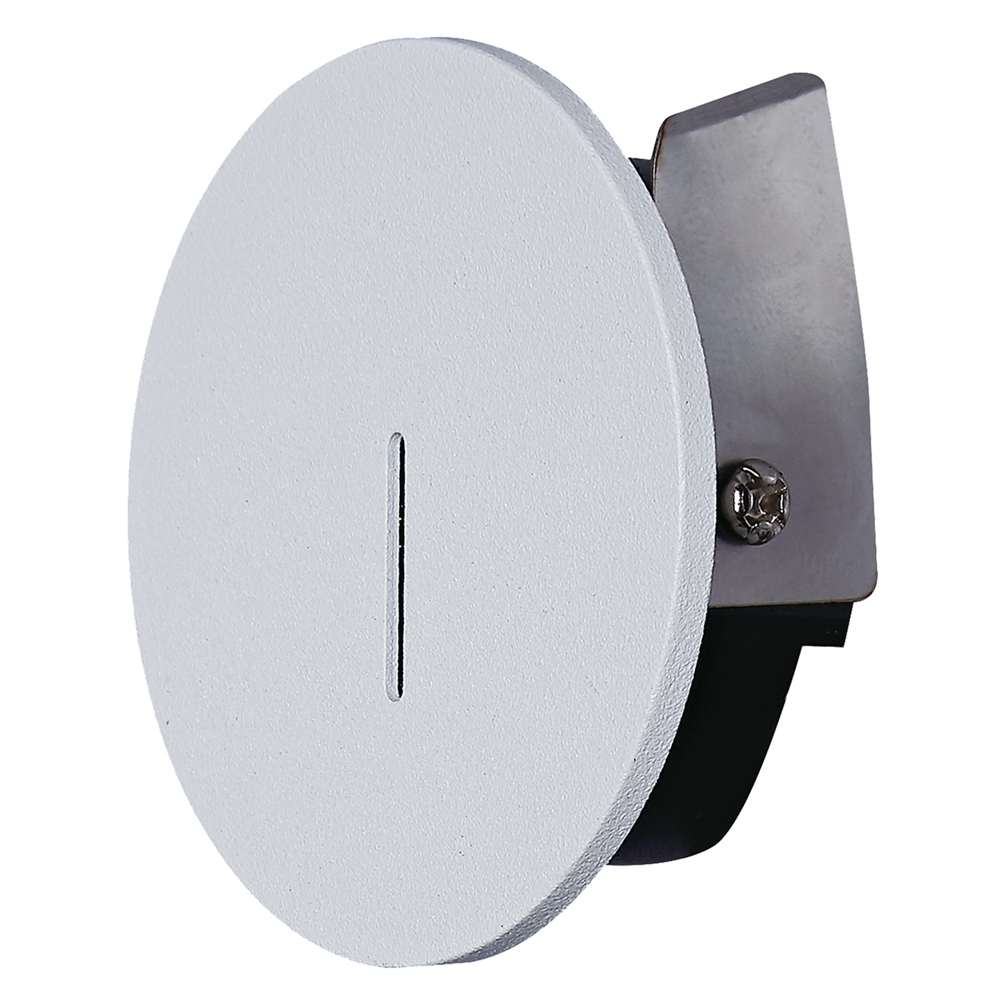 Sotavento Round Wall Lamp, 3W LED, 3000K, 150lm, IP42, White, Cut Out: 48mm, 3yrs Warranty