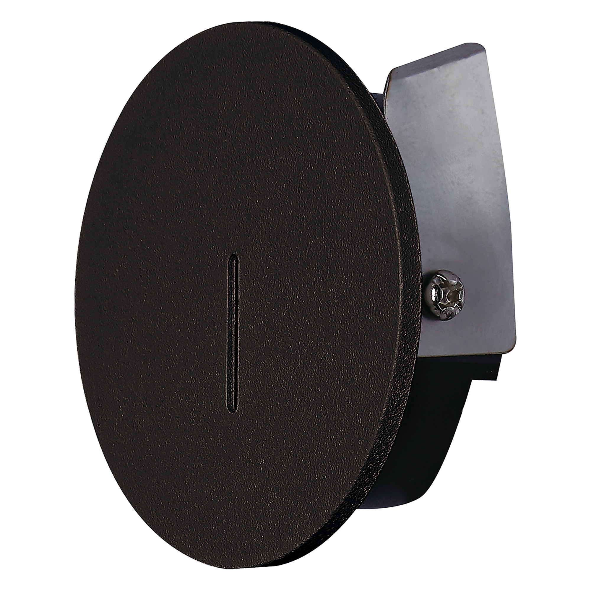 Sotavento Round Wall Lamp, 3W LED, 3000K, 150lm, IP42, Black, Cut Out: 48mm, 3yrs Warranty