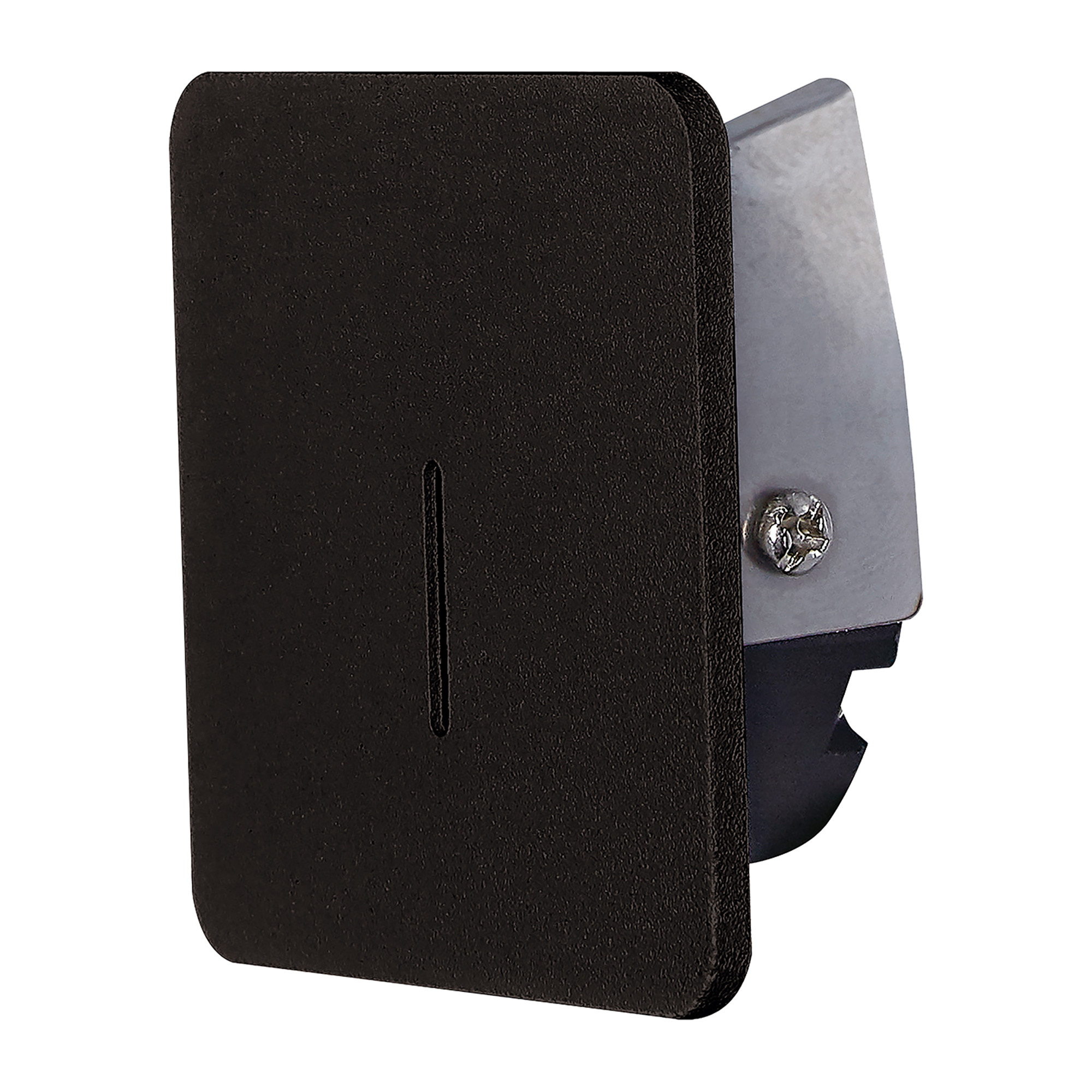 Sotavento Sqaure Wall Lamp, 3W LED, 3000K, 150lm, IP42, Black, Cut Out: 48mm, 3yrs Warranty